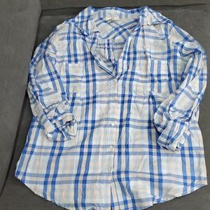 💥50% sale💥Joie Plaid Button down medium #1143